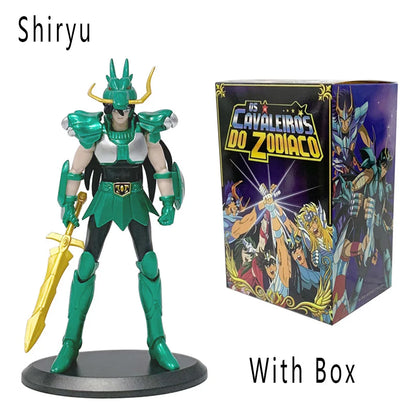 In Stock Hot Anime Figure Phoenix Ikki Hyoga Seiya Shiryu Standing Armor Model Children's Toys PVC Box Desktop Collection Toys Beauty World Shop