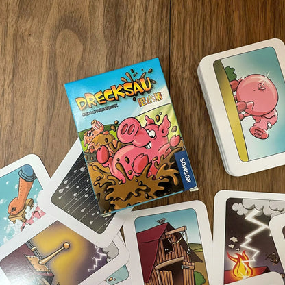 Hot board games Chicken Chiu Chiu Board Game Drecksau Black Sheep Piou Piou Party Cards Game Intellectual Toys Gifts Beauty World Shop