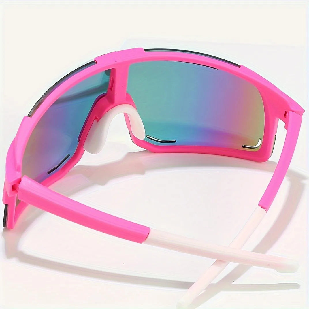Sports Wrap Around Sunglasses For Women Men Large One Piece Sun Shades For Cycling Fishing Skiing Fashion Sun Glasses UV400 Beauty World Shop