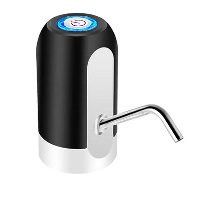 1pcWhite/Black Water Bottle Pump USB Charging Auto Switch Drinking Dispenser Charging One Click Auto Switch Drink Pump Dispenser Beauty World Shop