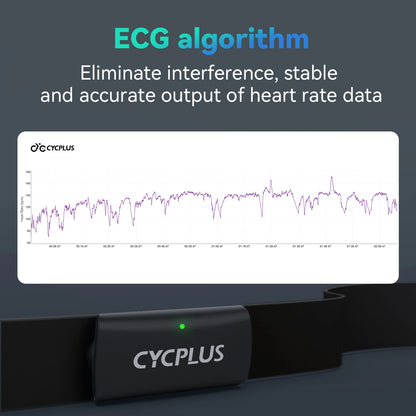 CYCPLUS H2 Heart Rate Sensor Chest Strap Belt Dual Mode ANT BLE Cycling Computer Bike Accessories Sports Heart Rate Monitor Beauty World Shop