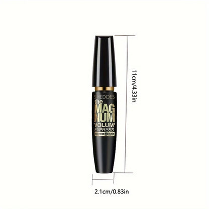4D Black Mascara Thickening, Lengthening, Curling, Waterproof Liquid Fiber Mascara Beauty World Shop