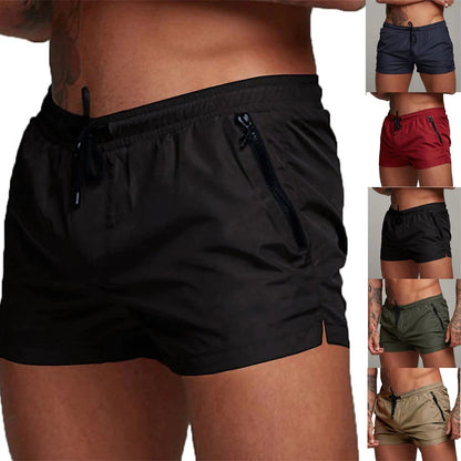 Mens Swim Trunks with Zipper Pockets Mesh Liner Summer Beach Board Shorts Quick Dry Swimming Bathing Suit Swimsuit Swimwear Beauty World Shop