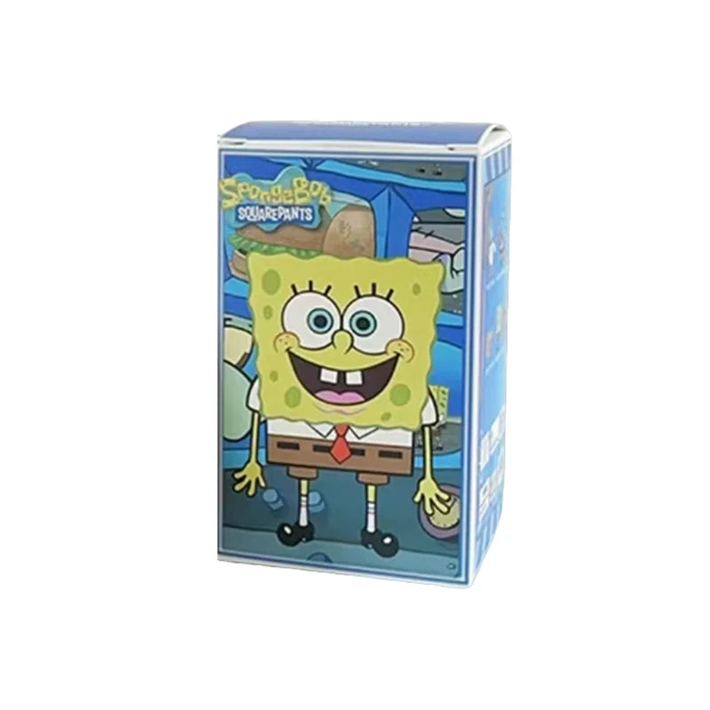 Spongebob Patrick Star Squidward Tentacles Delicious Crab Burger Anime Figure Collection Model Doll Blind Box Toys Children Gift Beauty World Shop