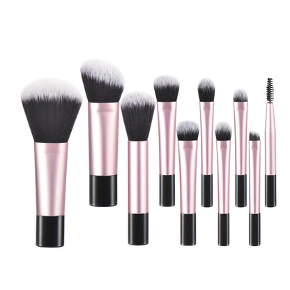 10 color Mini makeup brush Travel portable Makeup Tool Makeup Puff - Palm Brush Professional Makeup tool set Christmas gift Beauty World Shop