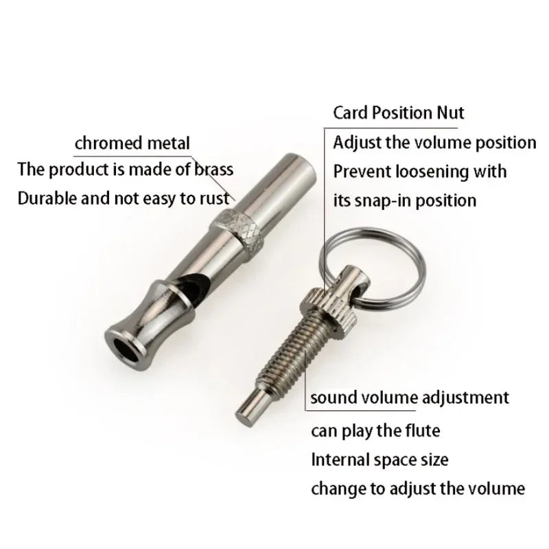 Dog Training Whistle Stop Barking Device Ultrasonic Training Flute Silent Whistle Control Tool Puppy Train Keychain Pet Supplies Beauty World Shop