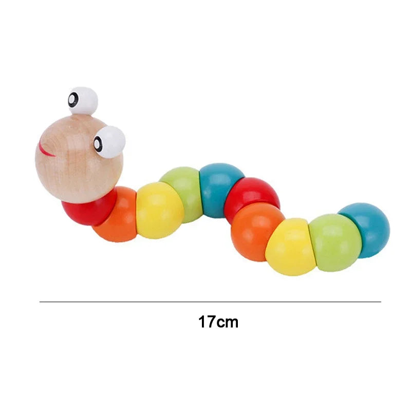 Baby Educational Toy Montessori Wooden 3D Toys Childhood Learning  Kids Baby Colorful Wooden Blocks For Children Christmas Gift Beauty Fashion