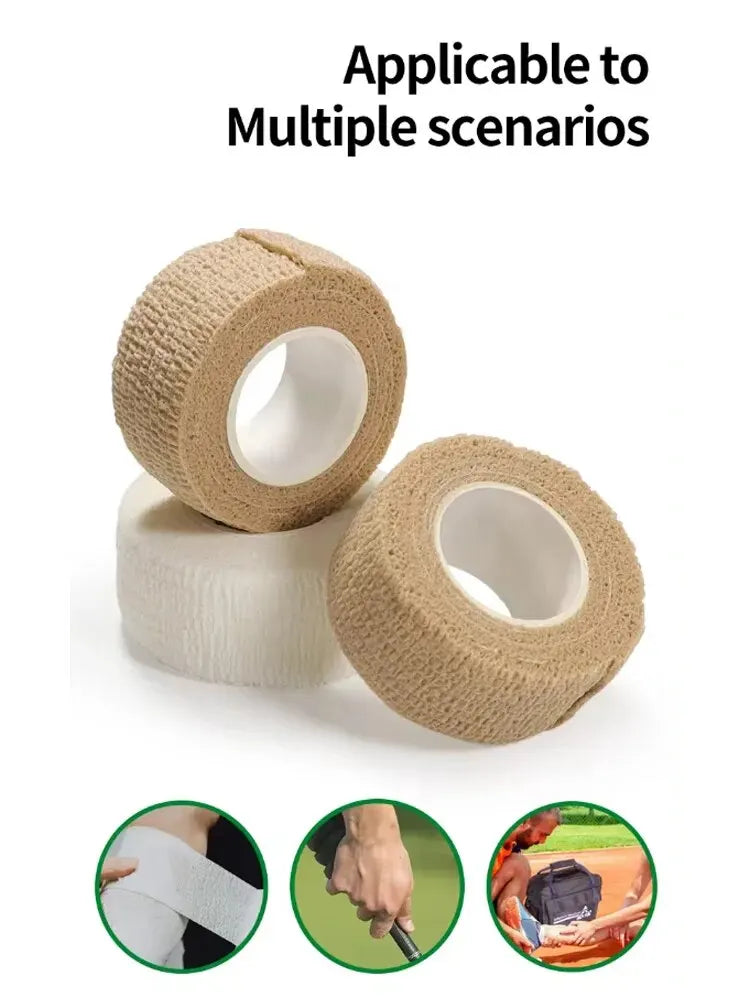Self Adherent Cohesive Bandage Wrap Stretch Non Woven Self Adhesive Tape - Skin Colour Athletic Elastic Bandage Beauty World Shop