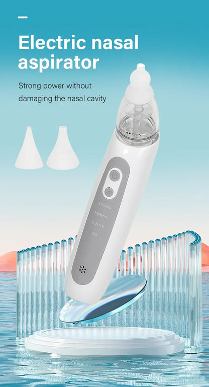 Nasal Aspirator for Baby Electric Nose Aspirator for Toddler Nose Sucker Automatic Nose Cleaner with Music and 3 Silicone Tips Beauty Trend Shop