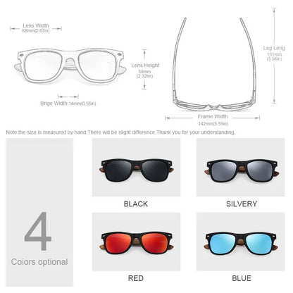 Oi Wood Brand Natural Wooden Sunglasses Men Polarized Fashion Sun Glasses Original Wood Oculos De Sol Masculino New TR90 Frames Beauty World Shop
