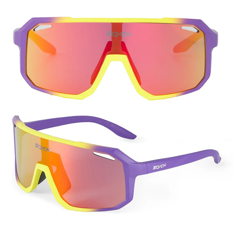 SCVCN New Cycling Glasses Bike Sunglasses Men UV400 Eyewear Outdoor Sports MTB Goggles Bicycle Women Riding Hiking Sunglasses Beauty World Shop