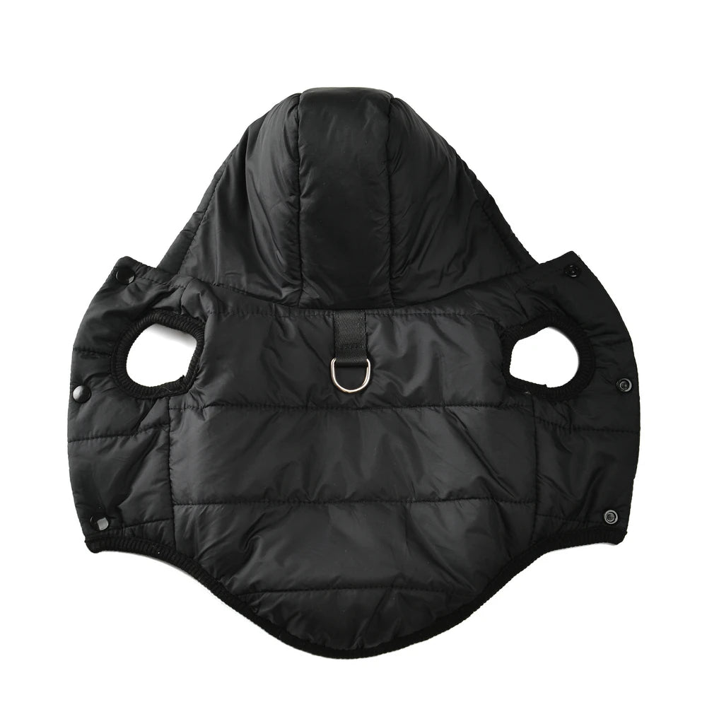Warm Fleece Dog Coat Hoodie For Small Medium Dogs Winter Puppy Clothes Jacket With D-ring Thick Cozy Pug Dachshund Parka Costume Beauty World Shop