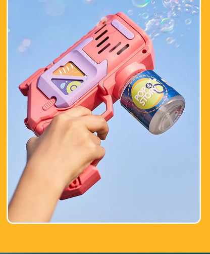 Children Bubble Gun Toy Astronaut Fully Automatic Bubble Machine Bubbles Gun Outdoor Game Fantasy Toy for Boys Girls Gifts Beauty Fashion