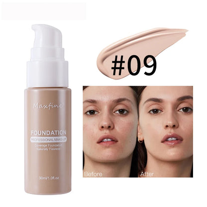 Liquid Foundation Effective Concealer Waterproof Sweat-resistant Makeup Professional Cosmetics Beauty World Shop