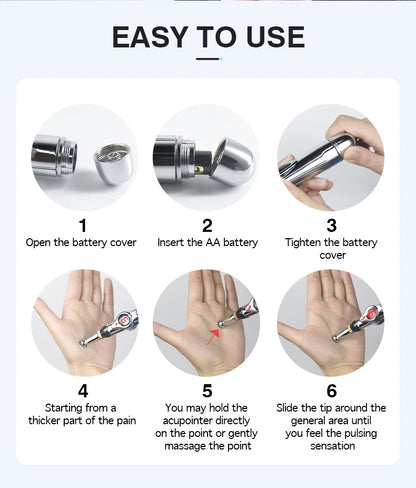 Electronic Acupuncture Pen Acupuncture Point Pen Acupuncture Point Pen Meridian Energy Meridian Pen Massage Pen Acupuncture Acup Beauty World Shop