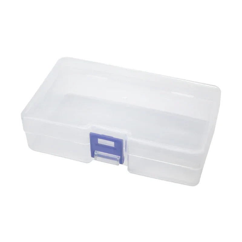 5 pcs Transparent Lockable Box Small Object Storage Box Fishing Gear Accessories Box Plastic Material Beauty Trend Shop