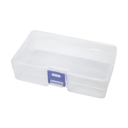 5 pcs Transparent Lockable Box Small Object Storage Box Fishing Gear Accessories Box Plastic Material Beauty Trend Shop