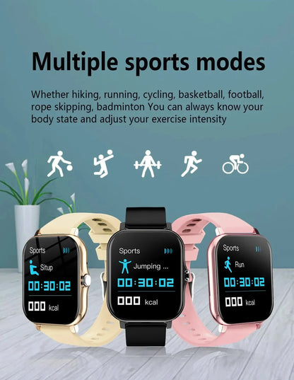 Smart Watch For Men Women Gift Sports Fitness Watch Bluetooth Call Digital Heart Rate Monitor Smartwatch GPS Tracking Wristwatch
