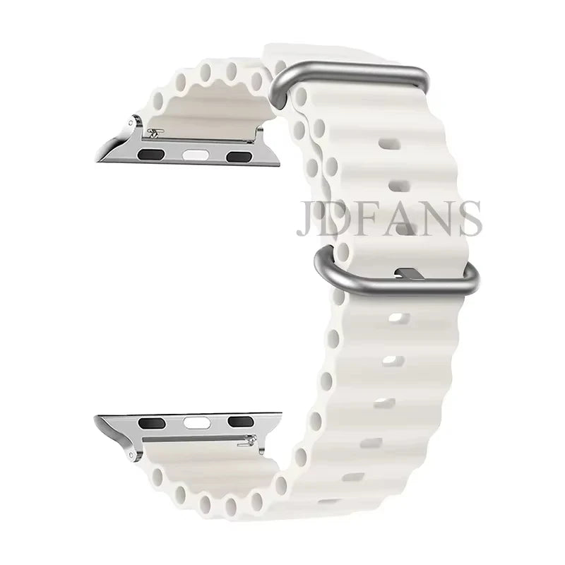 Strap For Apple watch ultra band 49mm 44mm 45mm 41mm 40mm 38mm 44 45 mm 1:1 Original Ocean belt iWatch series 9 10 8 7 se bands Beauty World Shop