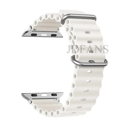 Strap For Apple watch ultra band 49mm 44mm 45mm 41mm 40mm 38mm 44 45 mm 1:1 Original Ocean belt iWatch series 9 10 8 7 se bands Beauty World Shop