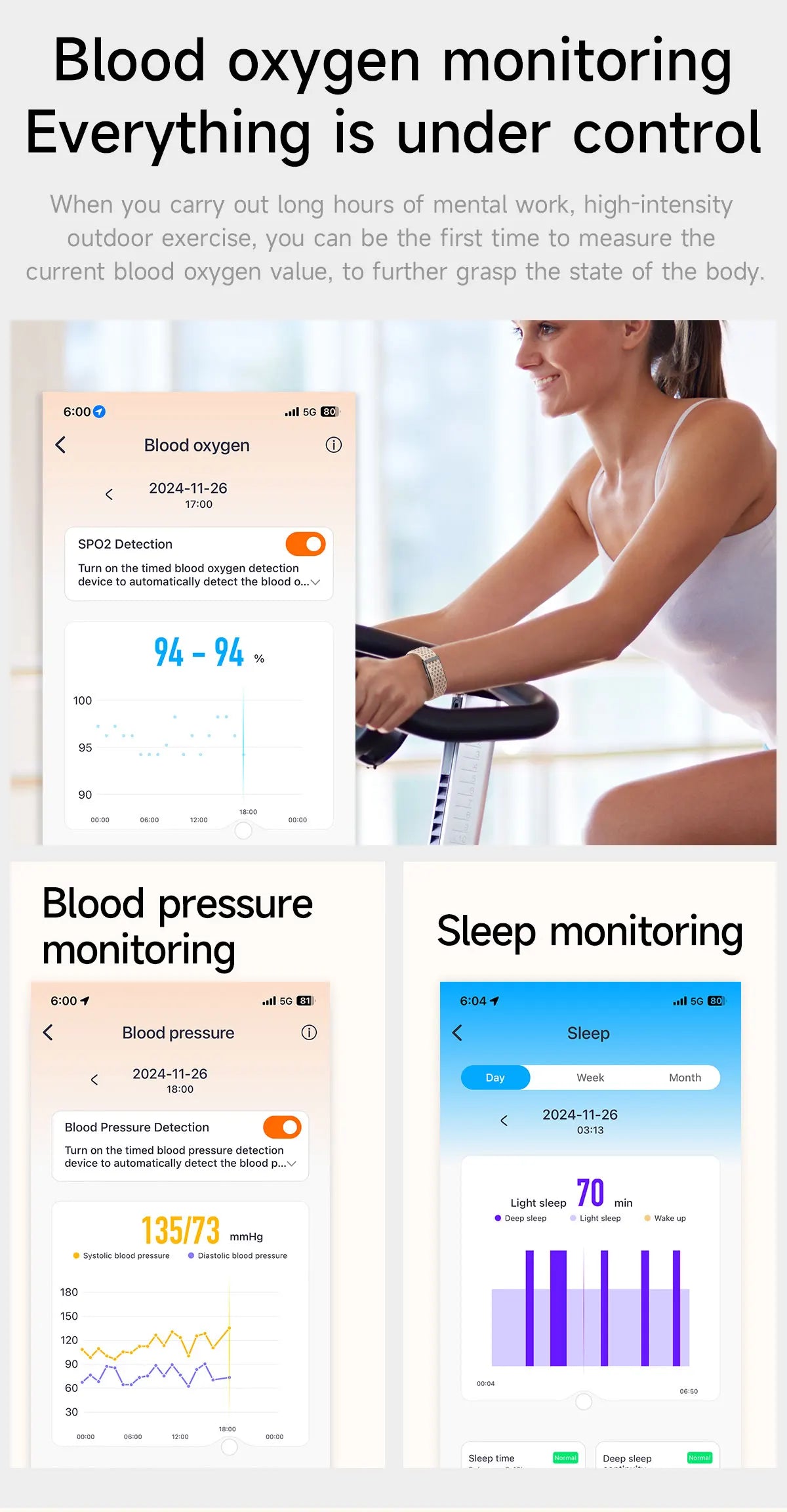 LIGE No Screen Smart Watch Men's Sports Outdoors Fitness Heart Rate Monitor 1ATM Waterproof New Smartwatch For Andrio IOS 2025 Beauty World Shop
