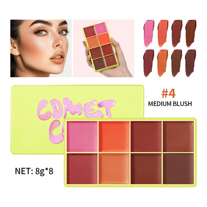 Curve Case Cream Eyebrow Cream Blush Highlighter Palette Matte Shimmer Finishes Shadow Tones Long-Lasting Cosmetics Beauty World Shop