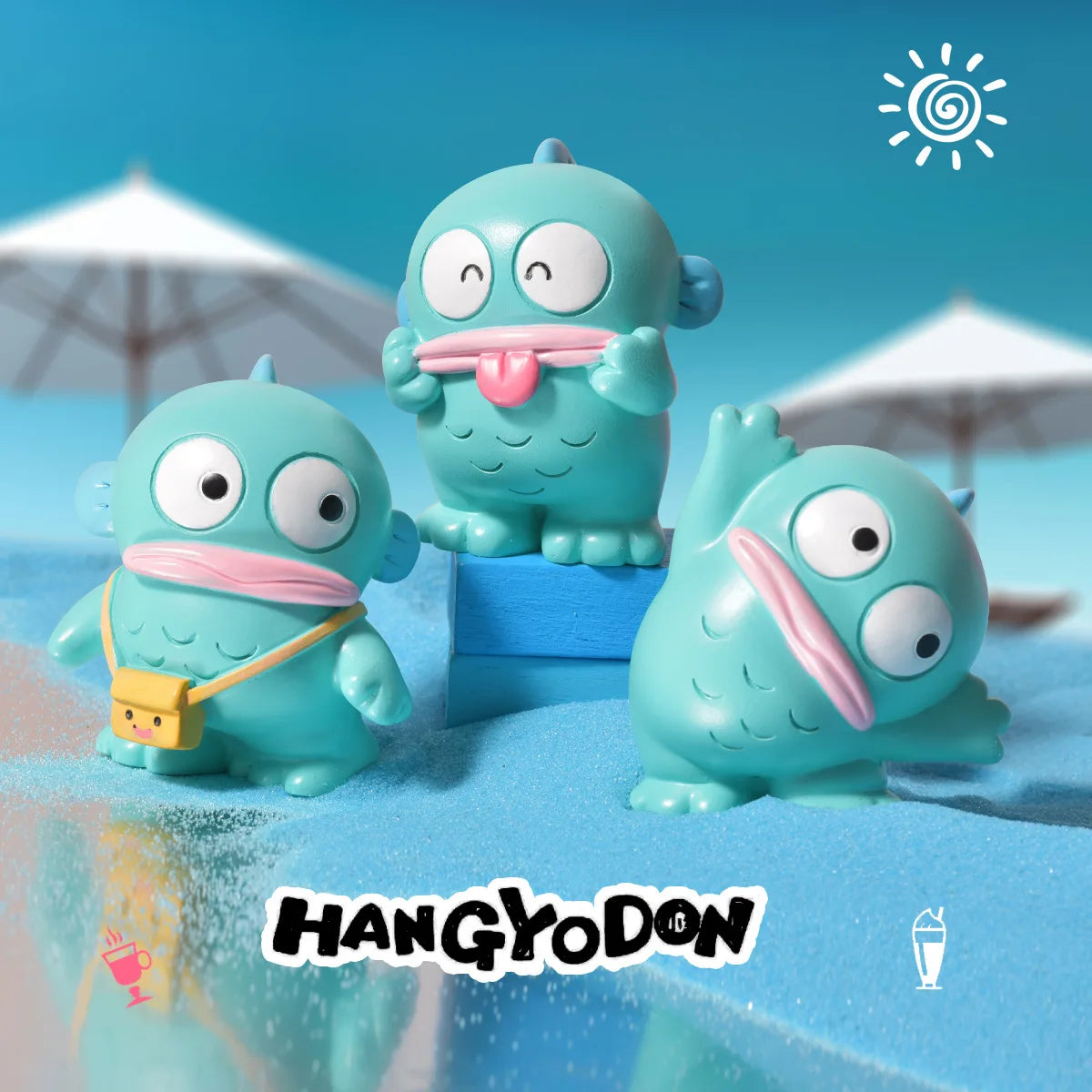 8pcs Mermaid Hangyodon Blind box Big Mouth Fish Anime Figure Desktop Decoration Student Surprise Gift Mystery Box Wholesale Beauty World Shop