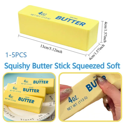 Squishy Butter Stick Squeezed Soft, Suitable for Children and Adults, Suitable for Parties, Games, Festivals, and Christmas Gift Beauty World Shop