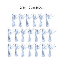 2.5mm 2pin 20pcs