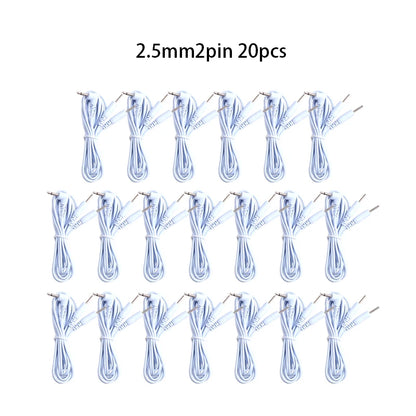 2/4 Pins Head 2.5/3.5mm Plug Type Electrode Cable Line Wire For Tens Acupuncture Electrical Nerve Muscle Stimulator Beauty World Shop