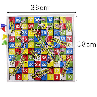 Snake Ladder Educational Kids Children Toys Family Interesting Board Game Gifts Beauty World Shop