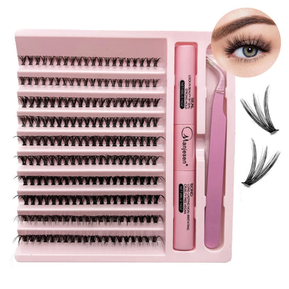 DIY Lashes Extension Kit Eyelashes 200 PCS Clusters Lash Bond and Seal Makeup Tools for Gluing  Lashes Gluing Glue  Accessories Beauty World Shop