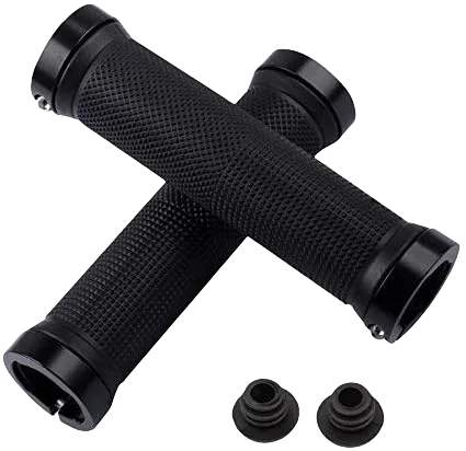 Bicycle Rubber Grips Alloy Lock Non-Slip Rubber Bicycle Handlebar Grips Double Aluminum Lock on Locking Bicycle Handlebar Grips Beauty World Shop