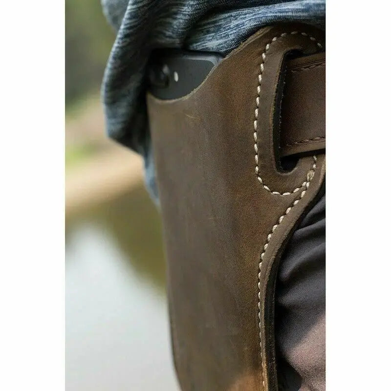 Men Phone Case Holster Cellphone Loop Holster Belt Waist Bag Props Leather Purse Phone Wallet Running Pouch Travel Camping Bags Beauty World Shop