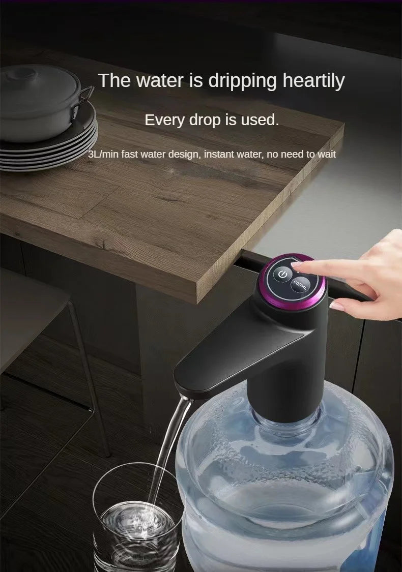 Portable 5-Gallon Water Dispenser With USB Charging-Automatic Electric Pump Suitable For Home Office And Outdoor Use Beauty World Shop