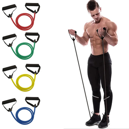 Resistance Bands With Handles, Exercise Bands, Workout Bands With Handles For Men Women, Strength Training Equipment At Home Beauty World Shop