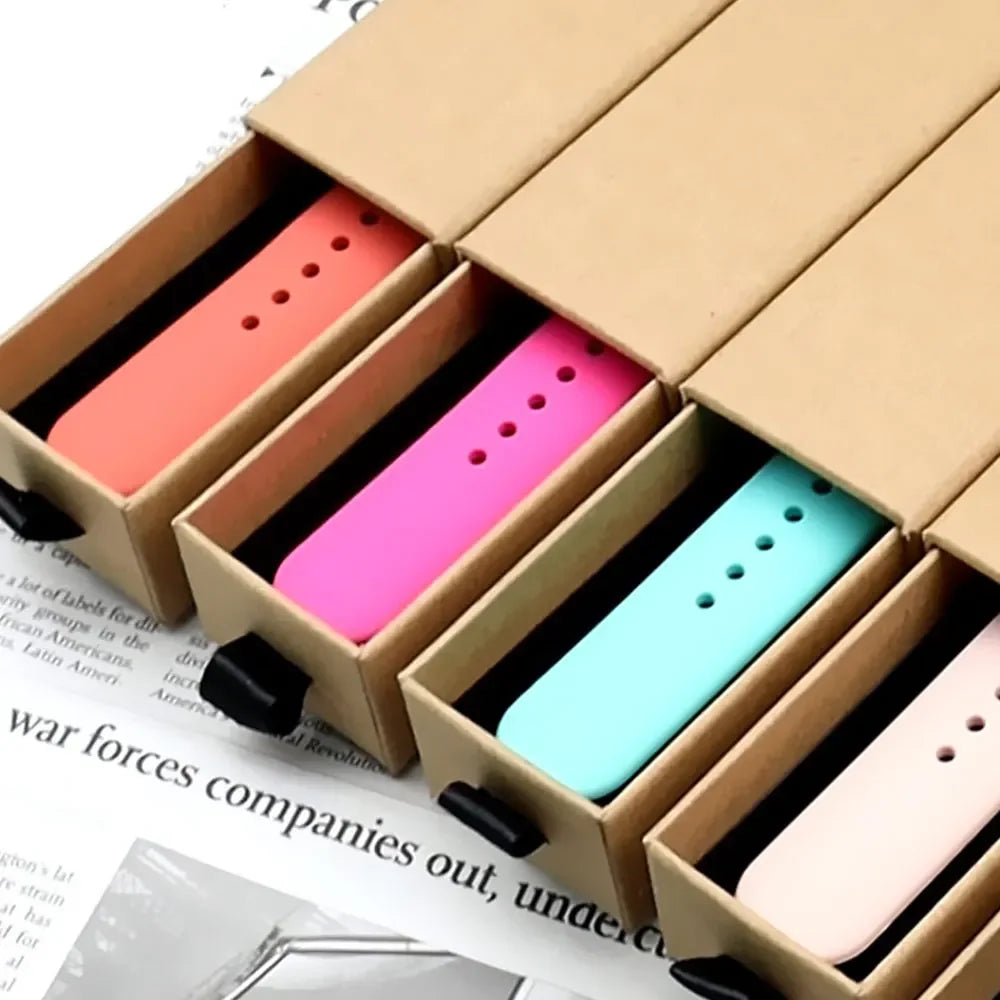 Silicone Band For Apple Watch strap 44mm 45mm 40mm 41mm 42-38mm 45 mm sport bracelet iwatch series 8 7 6 5 4 3 SE 9 Ultra 2 49mm Beauty World Shop
