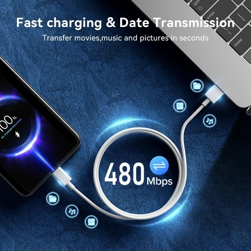 For Xiaomi 67W USB Super Fast Charger Power Adapter Mi 12 11 6A Type C Cable POCO X5 X4 Pro Note 9 10 11 Charging Beauty World Shop