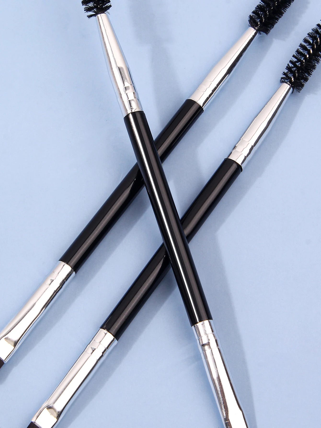 Clearance_3PCS professional single double end angle eyebrow eyelash makeup brush high quality eyebrow pencil eyeliner brush_Cont Beauty World Shop