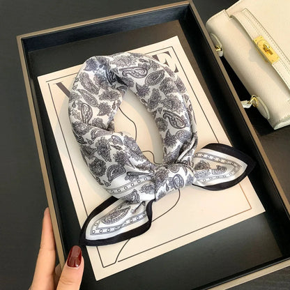 Scarf 100% Silk Bandana Women Square Scarves Wrap Kerchief Spring Fashion Luxury High Quality Headband Hijab Shawls 2026 Beauty World Shop
