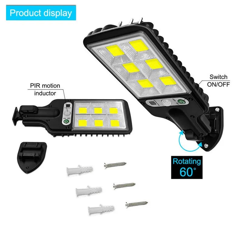 Solar Street Lights Outdoor Led Courtyard Wall Lamp Human Body Induction Garden Terrace Garage Solar Induction Lamp Beauty Fashion