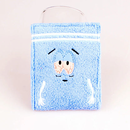 Towel cloth embroidered anime fashion wallet, designer personalized ID card holder Beauty World Shop