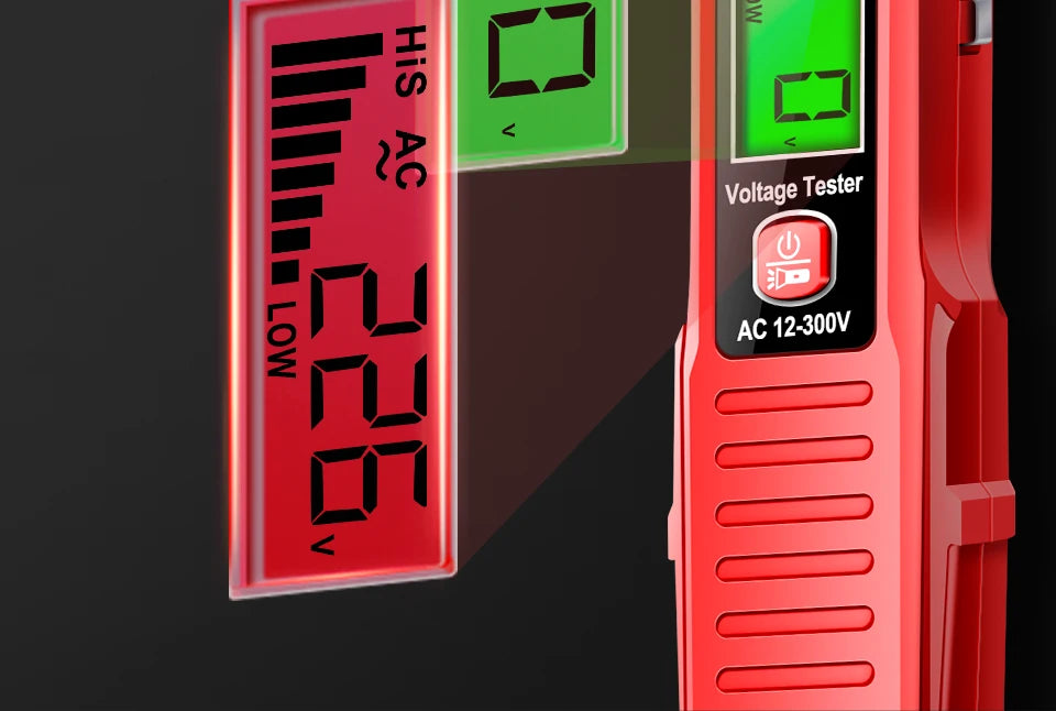 ANENG VD807 One-word Induction Portable 50/60Hz Smart Electric Pen Tester NCV Sensor AC 12-300V Non-contact Wire Detector Tools Beauty World Shop