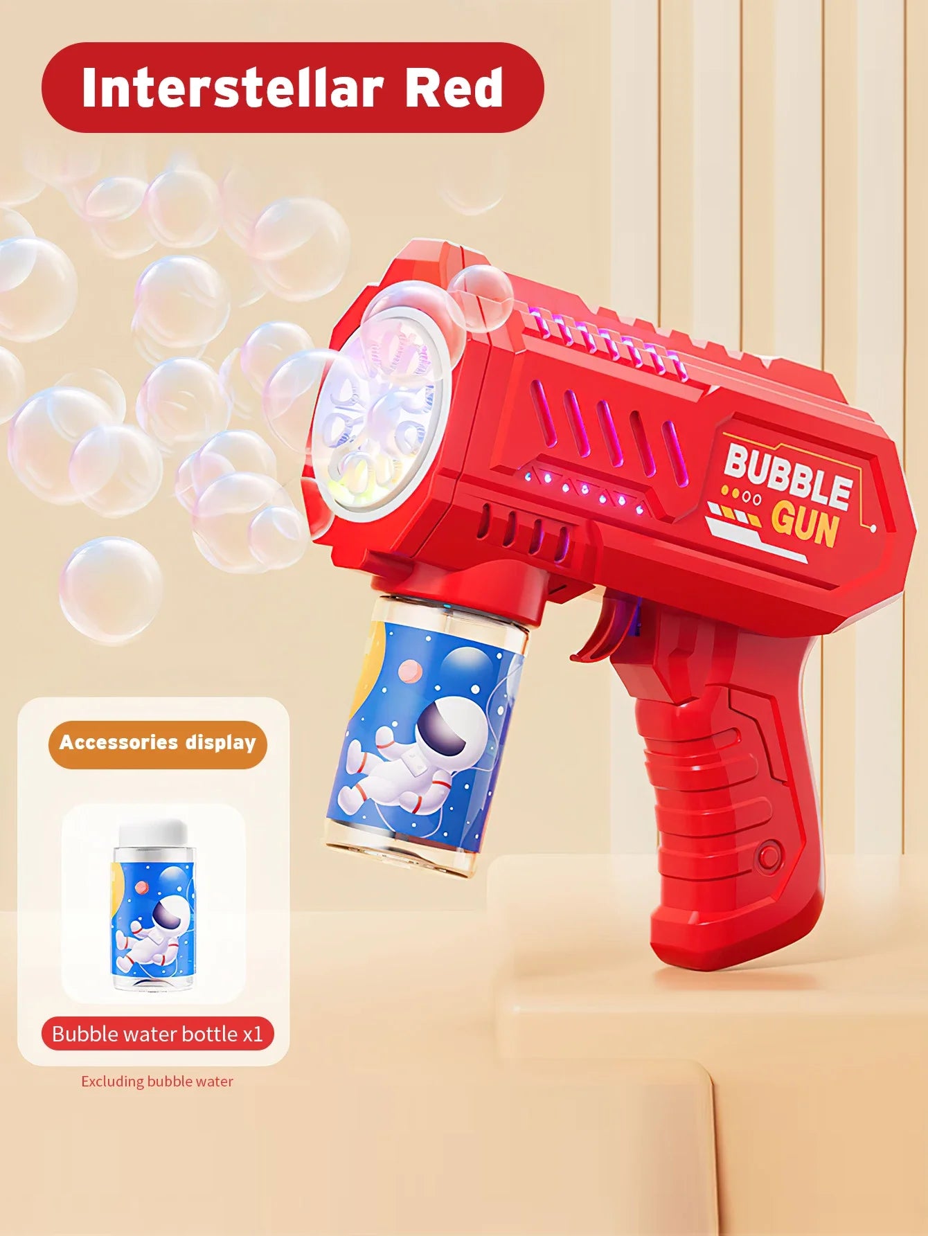 Fully Automatic Bubble Gun Rocket Bubbles Machine Automatic Blower with Bubble Liquid Toy for Kids Beach Outdoor Bubble Gifts Beauty World Shop