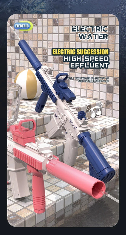 M416 Water Gun Electric Pistol Shooting Toy Full Automatic Summer Shoot Beach Outdoor Fun Toy For Children Boys Girl Adults Gift Beauty World Shop