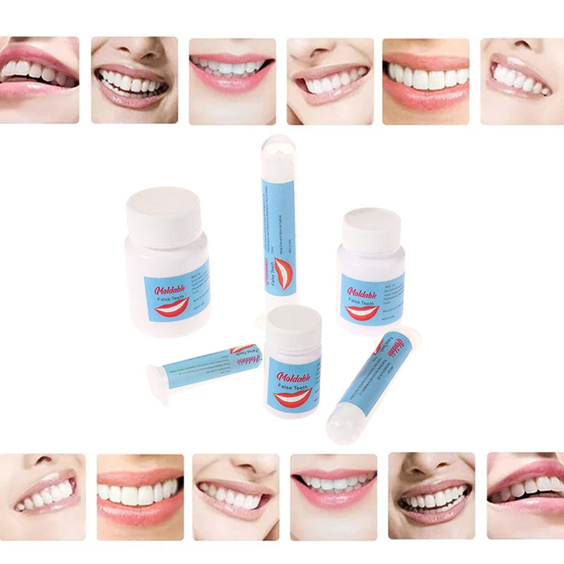 10g-30g Temporary Tooth Repair Kit Teeth And Gaps FalseTeeth Solid Glue Denture Adhesive Teeth Whitening Tooth Beauty Tool Beauty World Shop
