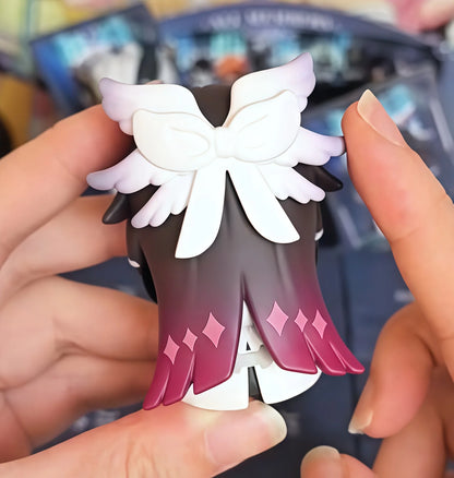 Mihoyo Genshin Impact Fatui Harbinger Q Version Series Blind Box Desktop Mini Doll Model Toys Trend Decoration Surprise Gifts Beauty World Shop
