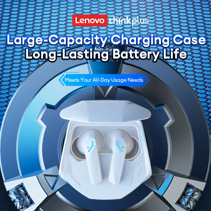 Choice Lenovo GM2 Pro Wireless Bluetooth 5.3 Earphones Gaming Low Latency Dual Mode Music Earbuds Sports In-Ear Headset With Mic Beauty World Shop