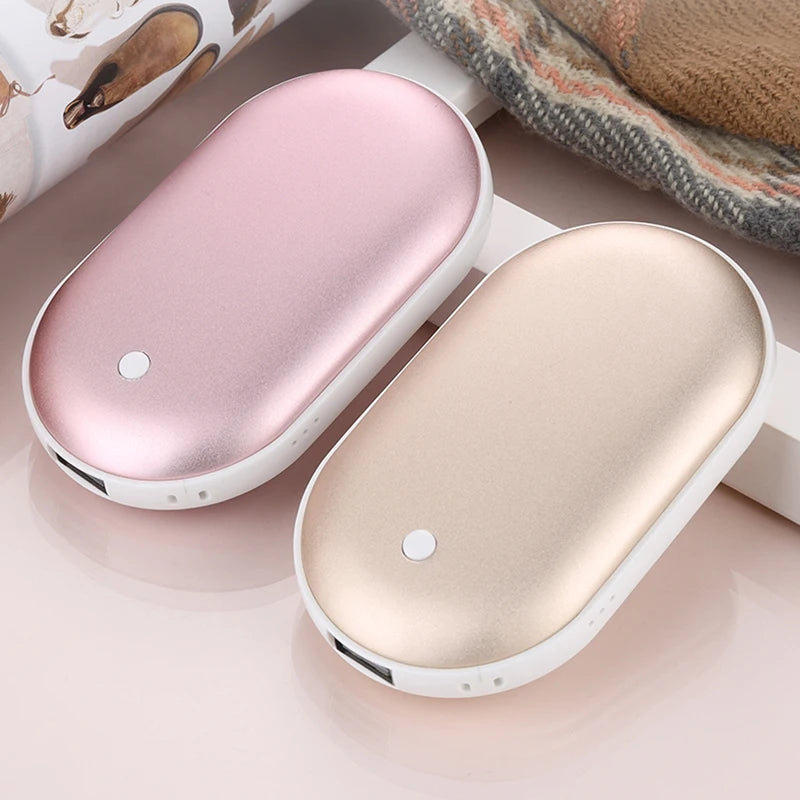 Ultra thin double-sided heating hand warmer with one click switch to 3 temperature levels, versatile for hand and abdominal warm Beauty World Shop