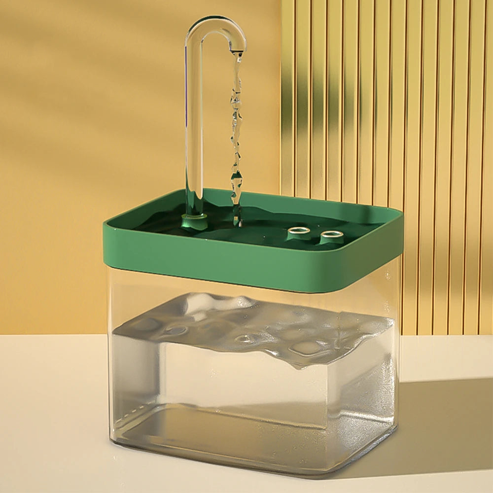 Cat Water Fountain Auto Filter Transparent Cat Drinker USB Electric Mute Recirculate Filtering Drinker for Cats Water Dispenser Beauty World Shop